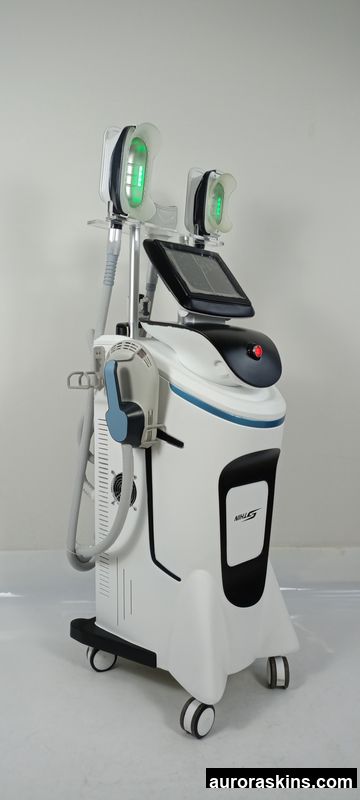 Aurora Skins a 9in1 CRYO and Muscle Building 3 Cryo Handles 2 Muscle Handles 80K 40K Lifting Tightening Face Neck Massager