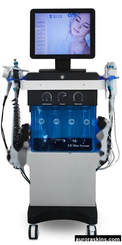 14 in 1 Beauty Oxygen Jet Oxygen Facial Skin Tightening Skin Care Whitening Machine Face Cleaning 14+3 Beauty Salon Machine