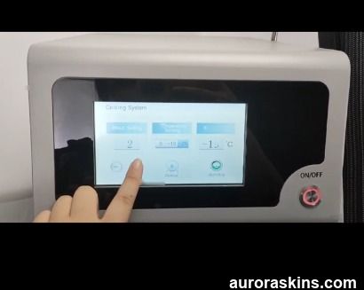 Aurora Skins a Skincare Facial Clam Skin-Soothing Cryo-Air Sprayer Use with Laser Equipment Homeuse Skin Cooler AC -20℃