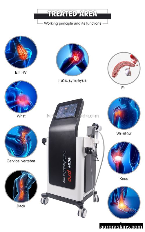 Portable 3 in 1 Tecar RET Cet Indiba 448KHz Pain Relief Machine Tecar Physical Therapy Equipment Fat Reducing Machine