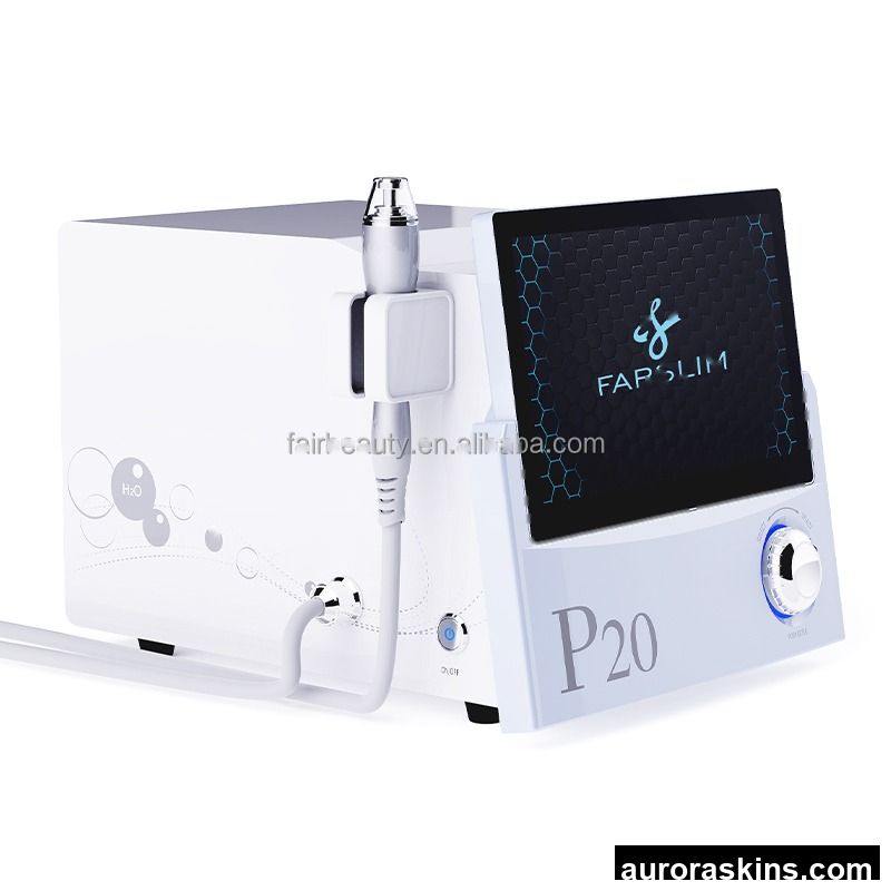 2024 Single Handle Aqua Peel Strong P20 Suction Glass Cup Facial Machine Deep Cleaning Water Peel Machine for Salon