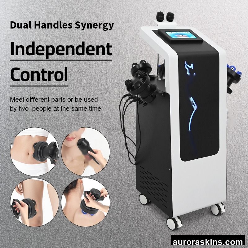 Aurora Skins 5-in-1 Vibratory Cellulite Reduction Body Toning Instrument , Inner Ball 360° Rotary Roller, Upper Body Shaper