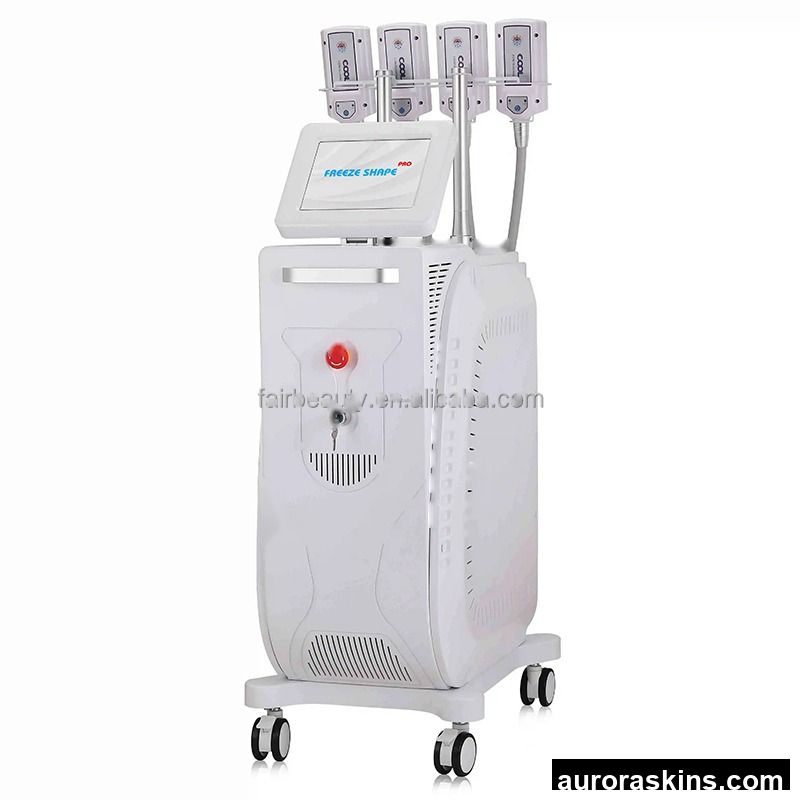 2026 Aurora Skins Cooling Pad 4 Plate 8 Plate Cellulite Removal Fat Burning Liposuction Cold Fat Reduction Machine