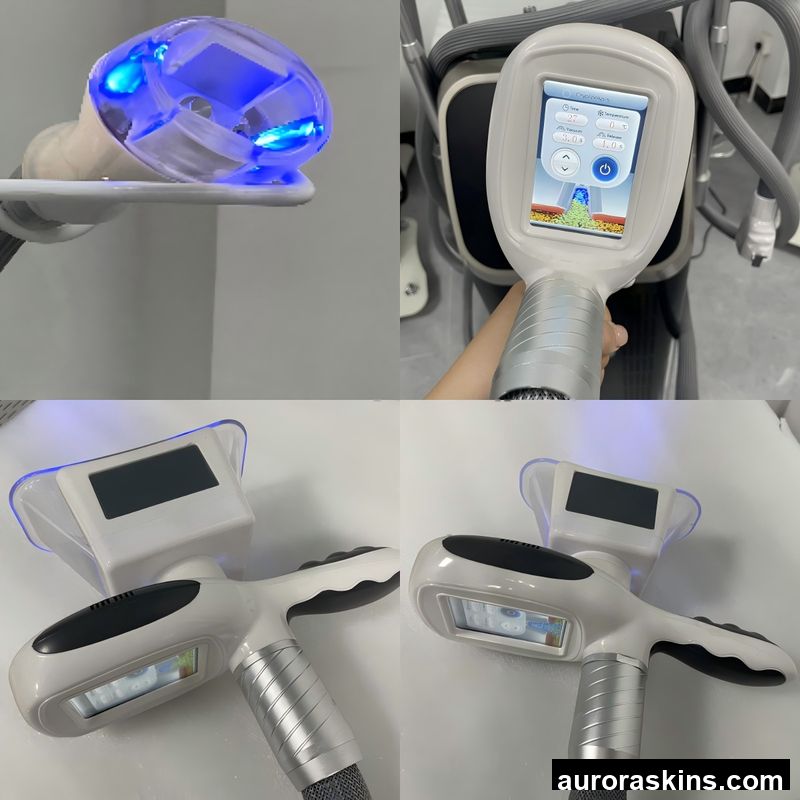 Aurora Skins a 3in1 Face Lift Homeuse Loseweight Beauty Body Shape Vacuum Cupping Ice Cool Slimming CRYO Firming Sculpting Spa Skincare