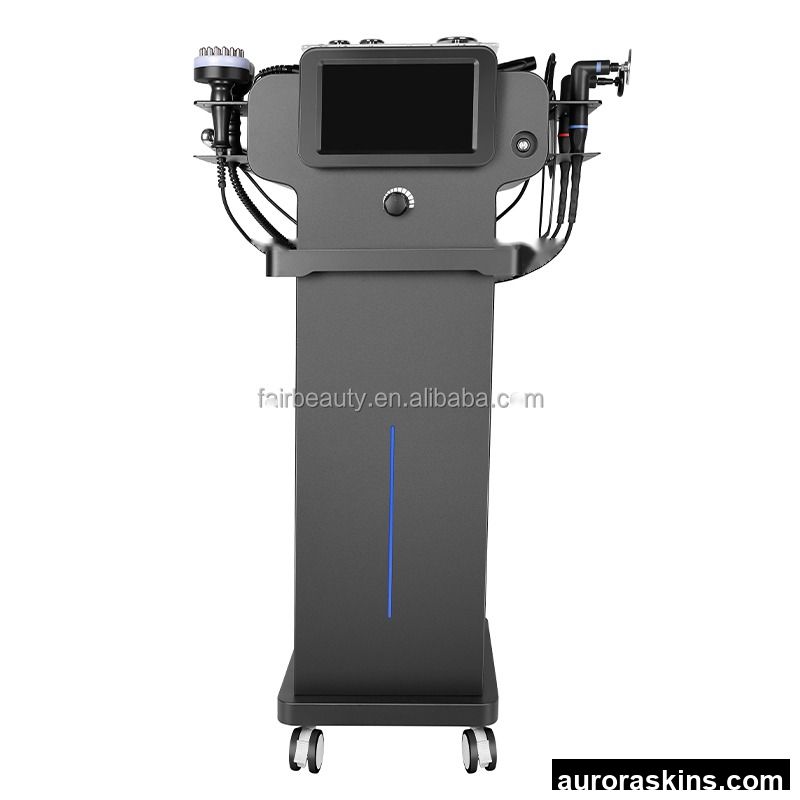 2026 6 in 1 Facial and Body Skin Tightening Physiotherapy Equipment 448KHz Monopolar Rediofrequency Beauty Device