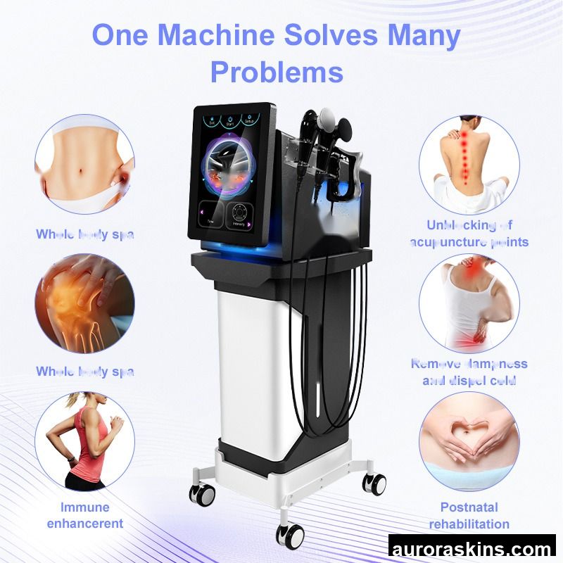 448Khz Tecar Body Slimming Sorness Reduce RET CET Fascia Knife Muscle Relax Lymphatic Drainage Massage Physiotherapy Device