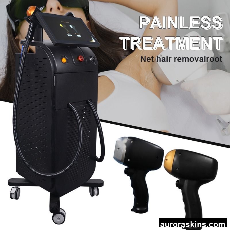 2026 New 808nm 2000W Diode Sapphire Contact Cooling System Dual Handles Full Body Permanent Painless Hair Removal Beauty Device