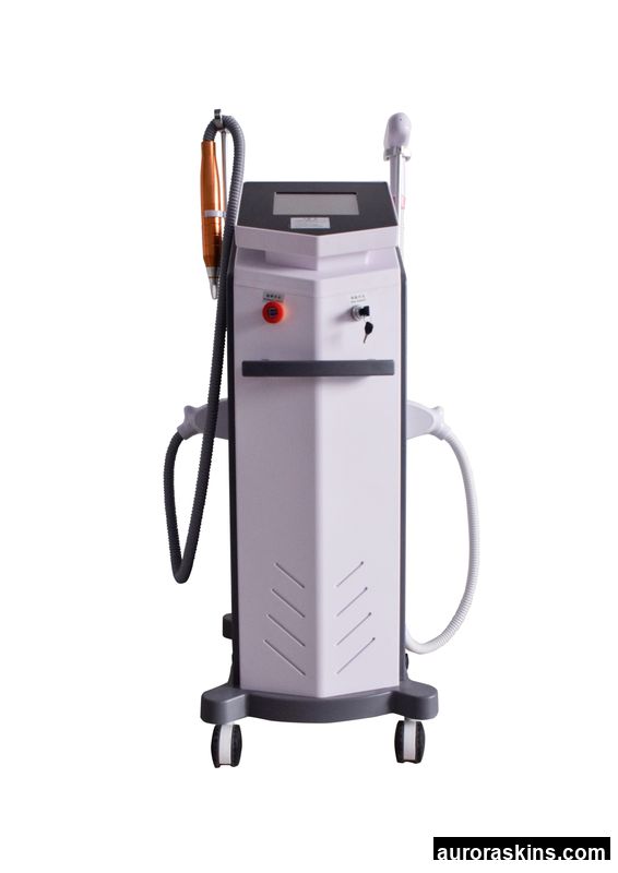 2022 Actimel 2 Handle 2 in 1 Pico Laser Tattoo Removal Hair Removal Wavelength 755nm 808nm 1064nm Diode Laser Ipl Machine