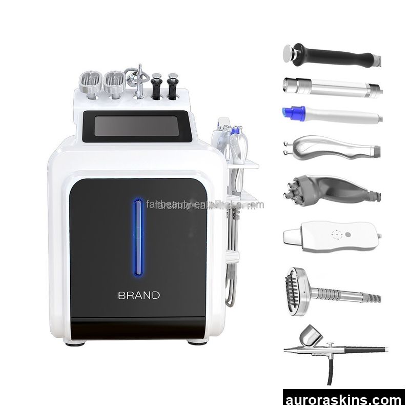 Newest Aqua Skin Care 9 in 1 Oxygen Jet Facial Aqua Spa Skin Moisture Beauty Machine