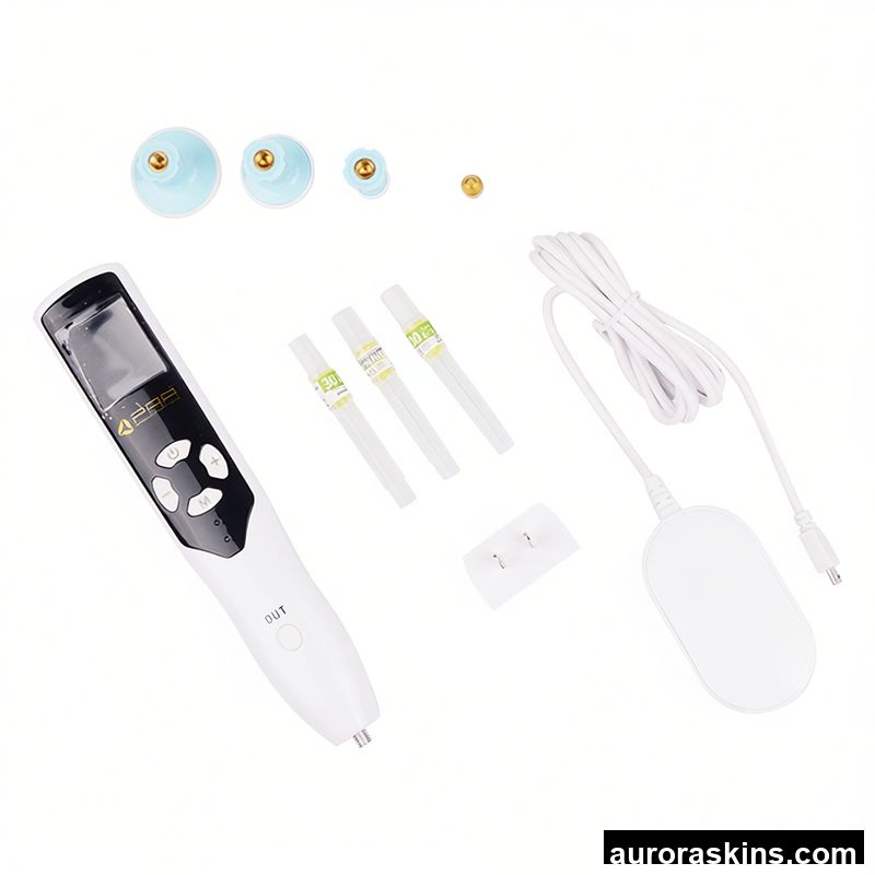 Aurora Skins Handheld 4 in 1 Plasma Pen Mole Removal Plasma Pen Dark Spot Remover Freckle Mole Pigment Tattoo Removal Pen