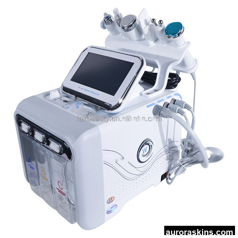 Top Quality Low Price 6 in 1 Oxygen Jet Dermabrasion Aqua Beauty Face Equipment Salon Facial Machine