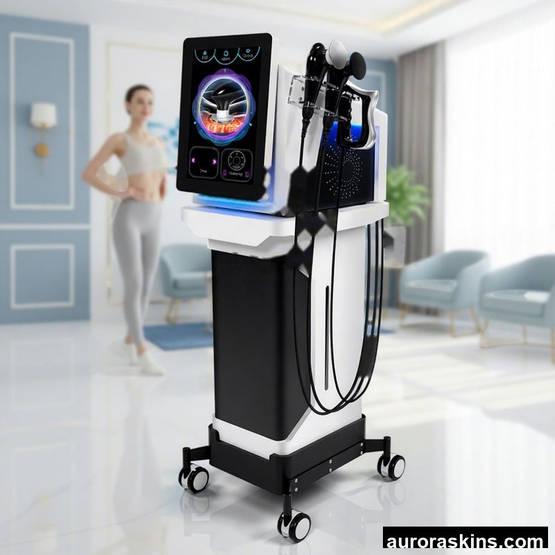448Khz Tecar Body Slimming Sorness Reduce RET CET Fascia Knife Muscle Relax Lymphatic Drainage Massage Physiotherapy Device