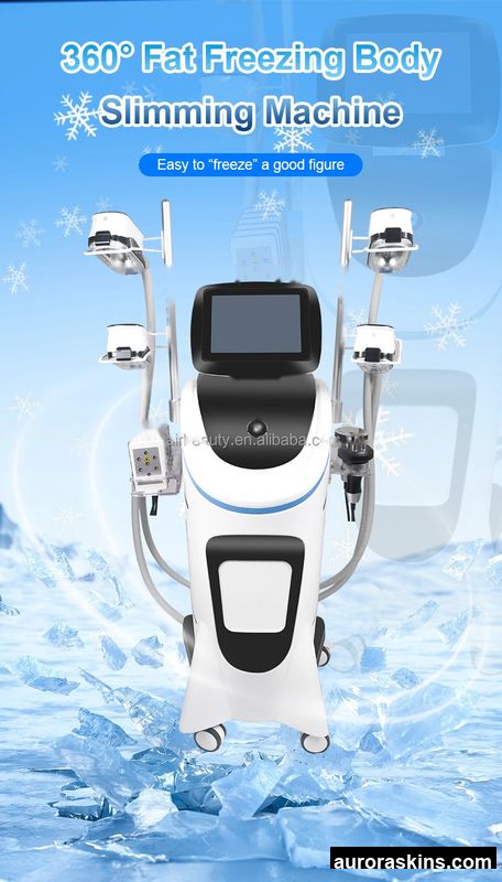 Body Massage Slimming Shaping Fast Weight Loss Four Handles 360 Degree Frozen Slimming Machine Skin Firming 40K