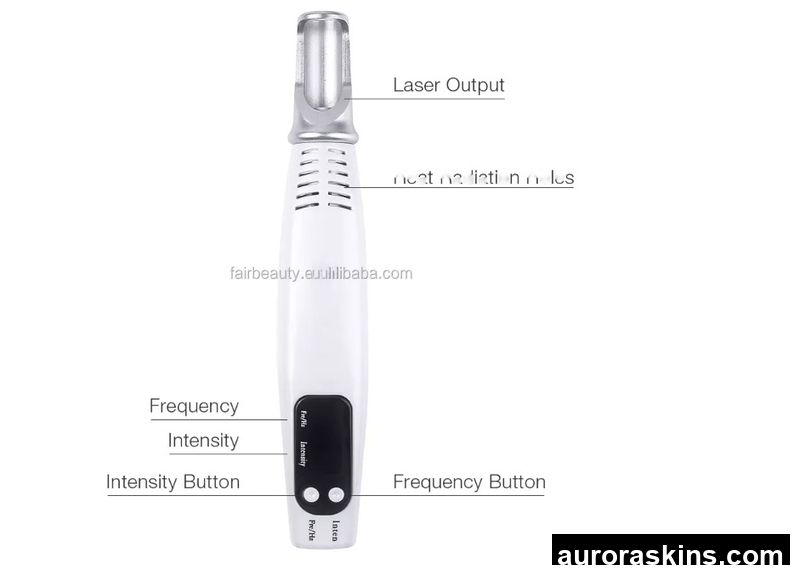 Portable Pico Pen Dark Spot Removal Scar Removal Tattoo Removal Painless Eyebrow Washing Blue Light Red Light Optional