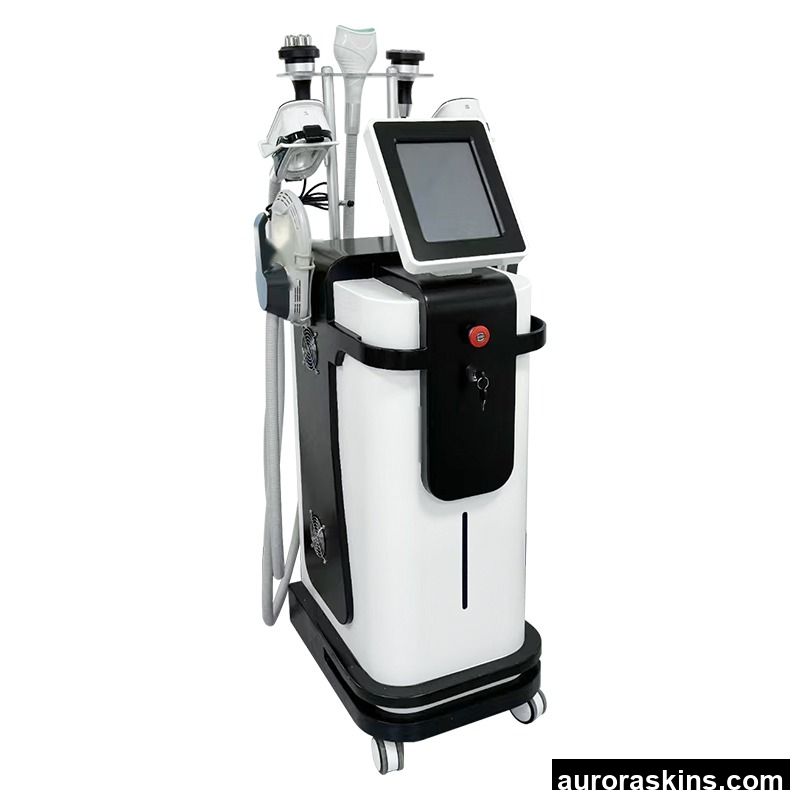 Aurora Skins 4in1 Factory 360 Cool Tech Cryo Fat Freezing Vacuum Suction Sculpting Therapy Slimming Machine for Beauty Salon SPA