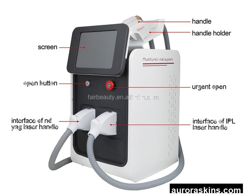 2026 Aurora Skins Handheld 3-Function ABS Beauty Device-Unwanted Hair Management, Dermal Plumping, and Ink Lightening