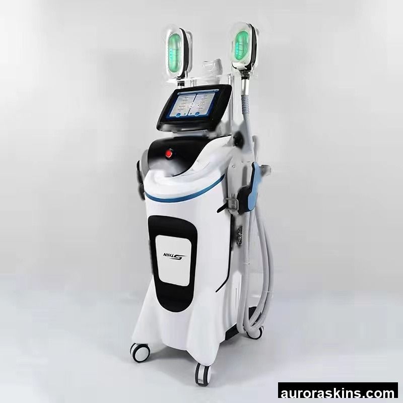 Aurora Skins a 9in1 CRYO and Muscle Building 3 Cryo Handles 2 Muscle Handles 80K 40K Lifting Tightening Face Neck Massager