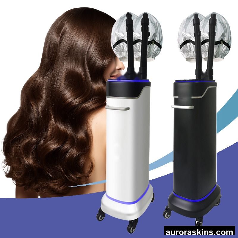 Factory Direct Negative ION Nano Spray Steamer Scalp Care Ozone Hair Sterilization Cold and Hot Steam Hair Spa Steamer Machine