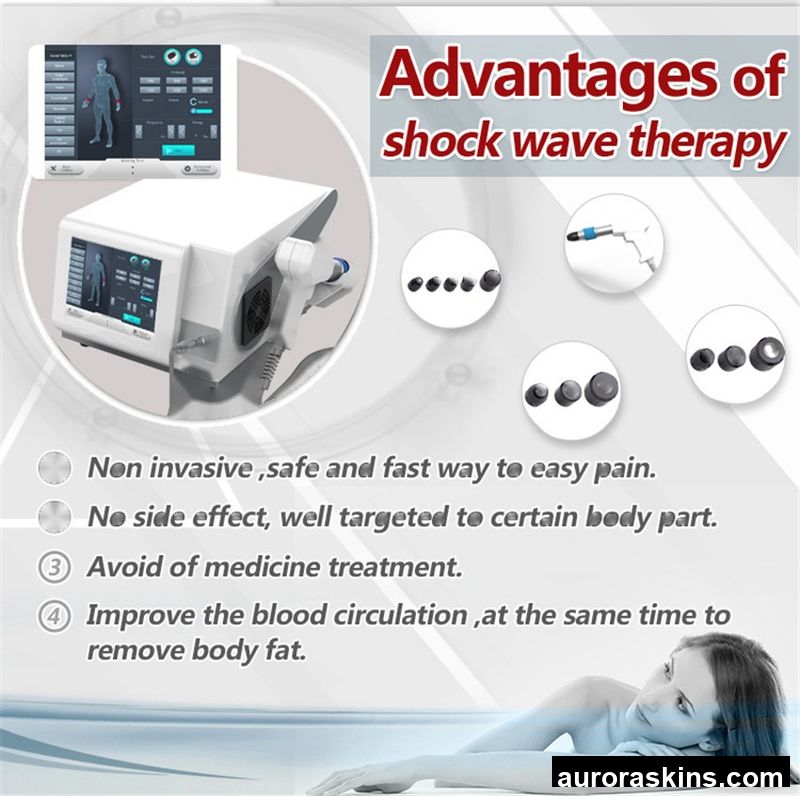 2026 New Focused Extracorporeal Shock Wave Therapy Machine for ED Therapy Pneumatic Physical Therapy Instrument with Air Pump