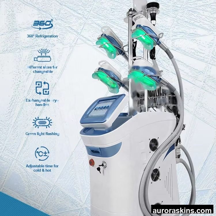 Professional Contouring Device 9-in-1 Cryo Slim Cryotherapy Fat Freezing & 360 Degree Body Shaping Skincare Jade Roller