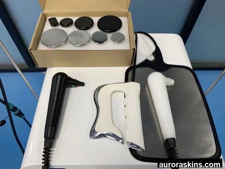 Aurora Skins a 448khz RET CET Face Lifting Neck Tightening Ceramics Massager Warm Antiaged Homeuse Spa Machine Pain Relief Skincare