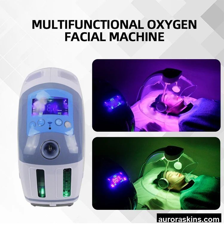 Facial Oxigen PDT LED Mask Oxgen Facial Machine Beauty Skin Rejuvenation Oxygen Jet Facial Spray Machine