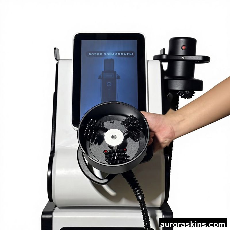 2026 3-in-1 Body Massager Body Slimming Machine with Large&Small 360° Roller Vibration Handles Vacuum Breast Massage Machine