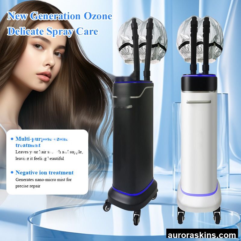 Factory Direct Negative ION Nano Spray Steamer Scalp Care Ozone Hair Sterilization Cold and Hot Steam Hair Spa Steamer Machine