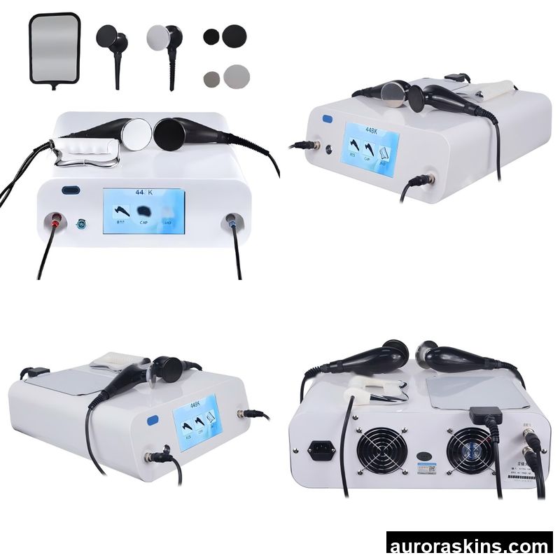 Aurora Skins a 448khz RET CET Face Lifting Neck Tightening Ceramics Massager Warm Antiaged Homeuse Spa Machine Pain Relief Skincare