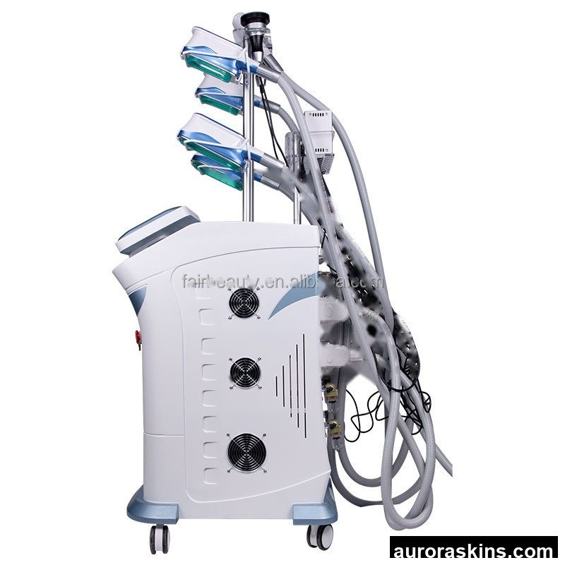 Multi-Functional Non-invasive Aurora Skins 7 Handles Large & Small Handles Cooling Therapy Machine Weight Loss Body Shaping Machine