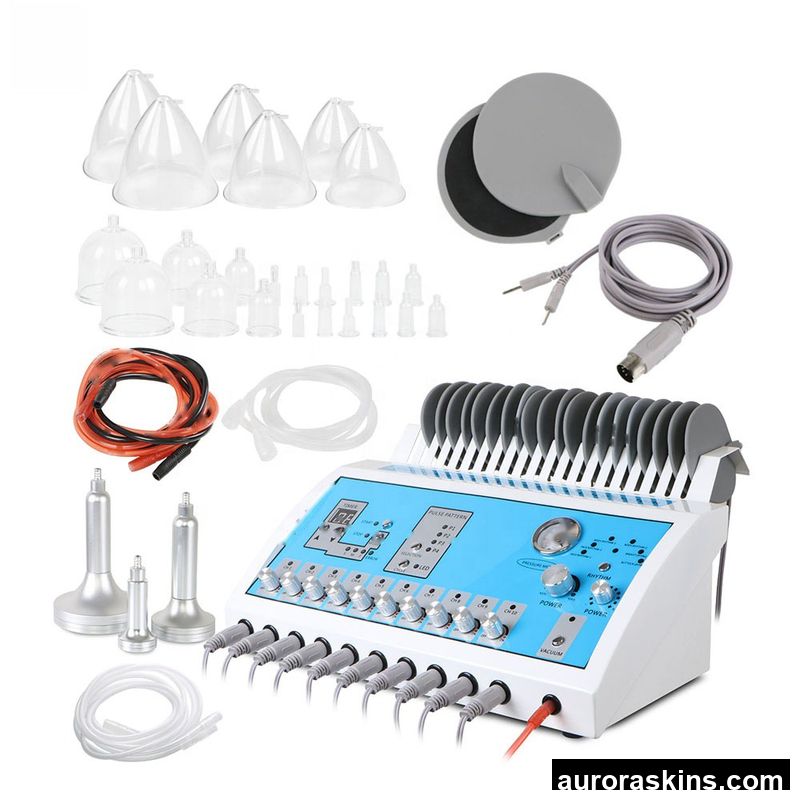 Aurora Skins Muscle Stimulator for Weight Loss RUS Wave Electrical Stimulation Aurora Skins Cupping, Breast Vacuum Therapy Buttock Lifting
