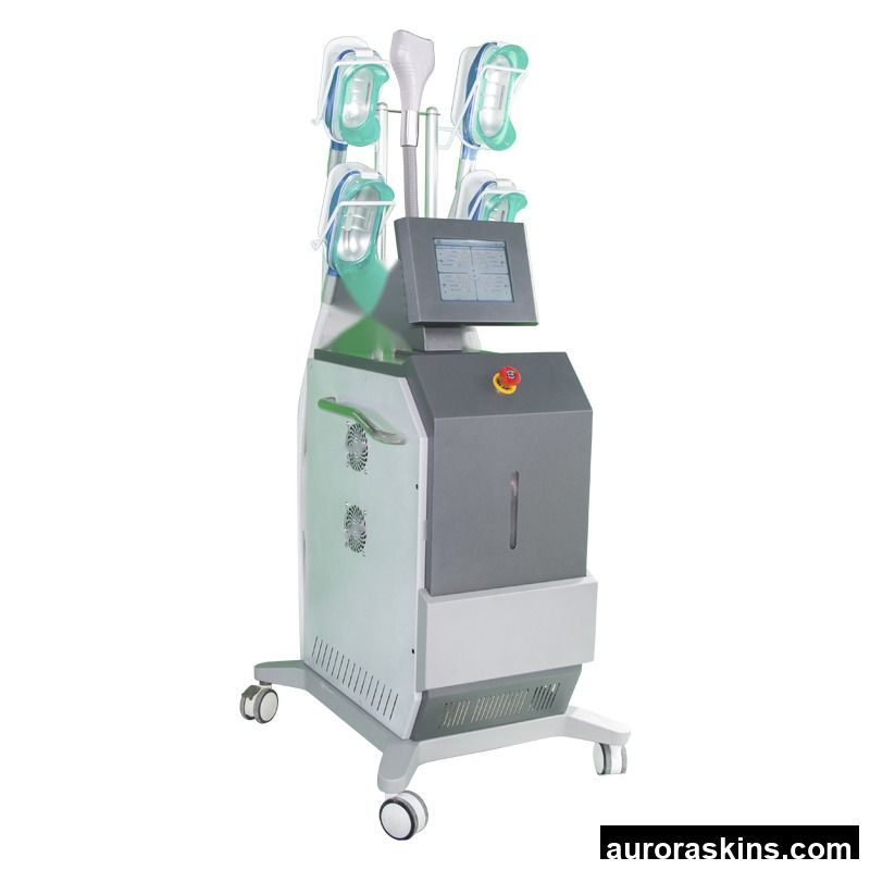 2026 Aurora Skins Newest Cooling Body Contouring Machine for Lymphatic Drainage and Body Shaping with 4 Handles