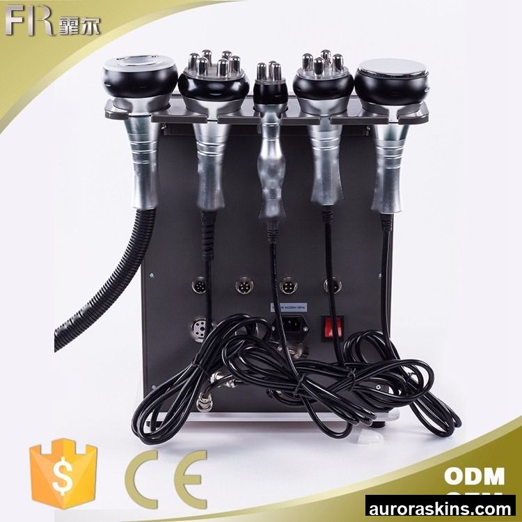Aurora Skins 2022 5in1 Vacuum Cavitation Machine/slimming Body Shaper/radio Frequency Rf/40k 80k/free Logo/kiim 8 /factory Price