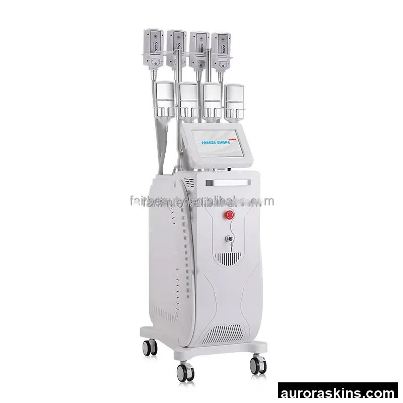 Factory Price 2026 Aurora Skins Cooling Plate 8 Plate Cellulite Removal Fat Burning Liposuction Cold Fat Reduction Machine