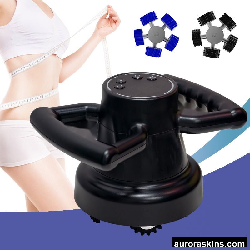 2026 Handhold 360° Rotating Roller Massage Lymphatic Drainage Slim Cellulite Removal Muscle Relax Body Massage Device