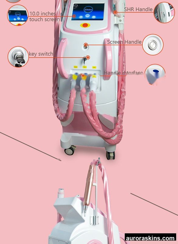 3-in-1 Device Combining IPL Skin Rejuvenation, Cooling Painless OPT Hair Removal, Picosecond Skin Whitening, and Tattoo Removal