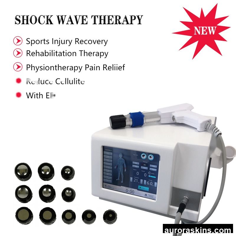 2026 New Focused Extracorporeal Shock Wave Therapy Machine for ED Therapy Pneumatic Physical Therapy Instrument with Air Pump