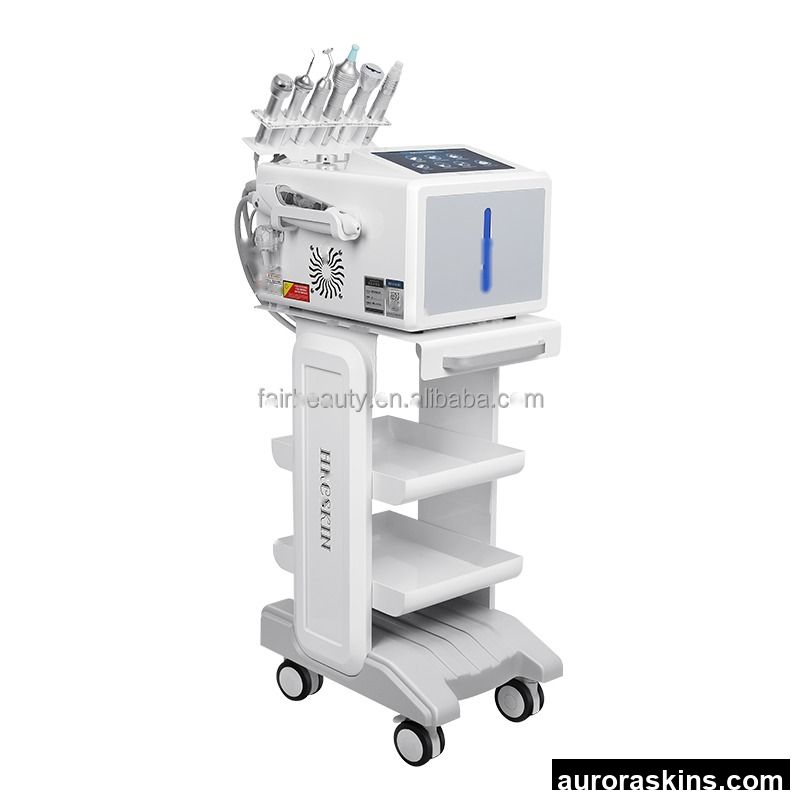7 in 1 Water Microdermabrasion Facial Machine Portable Eyes Massager Deep Cleaning Oxygen Jet Aqua Machine