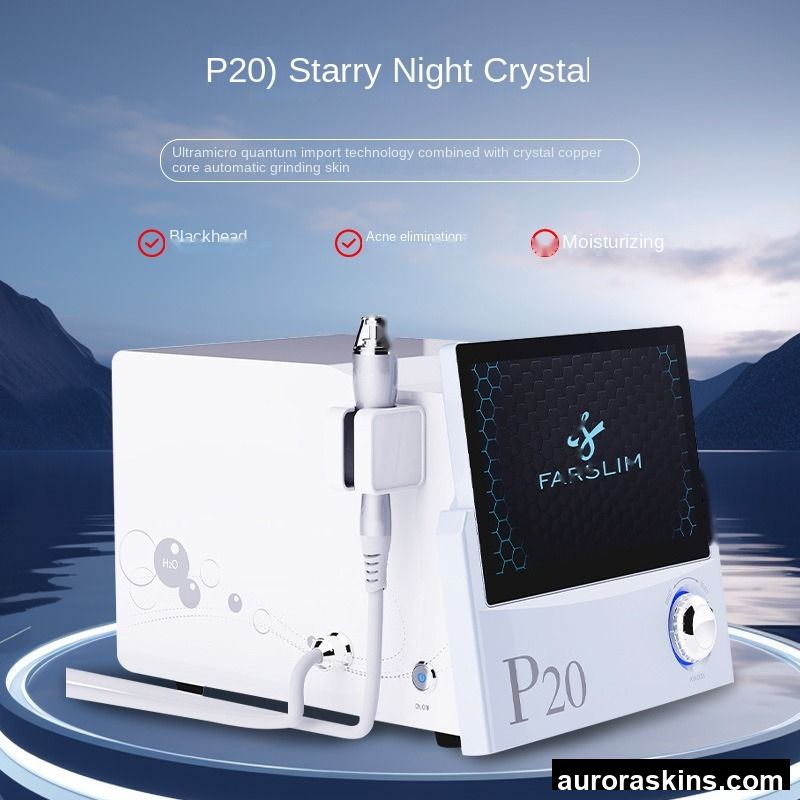 Small Bubble Beauty Instrument for Facial Cleaning US Plug Removes Blackheads Tightens Facial Lining for Home Use